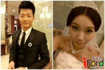 2014.5.18白色2013款新蒙迪欧婚车队召集11辆周云峰大婚